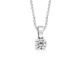 0.08 CT Pırlanta Tektaş Kolye