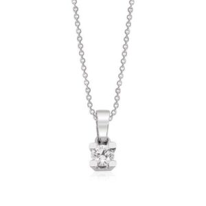 0.14 CT Tektaş Pırlanta Kolye