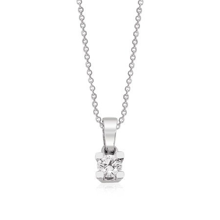 0.14 CT Tektaş Pırlanta Kolye
