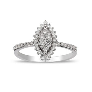 0.39 Ct Pırlanta Baget Yüzük