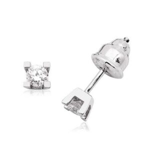 0.29 CT Tektaş Pırlanta Küpe