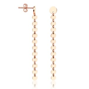Küpe Pullu Rose İtalyan Tasarım