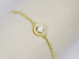 Taşlı Swarovski Altın Bileklik