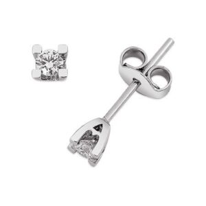 0.20 CT Tektaş Pırlanta Küpe