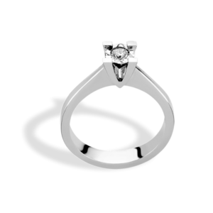 Pırlanta Tektaş Yüzük 0.10 CT Görünümlü