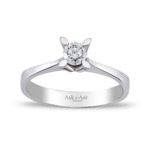 0.18 Ct Pırlanta Tektaş Yüzük