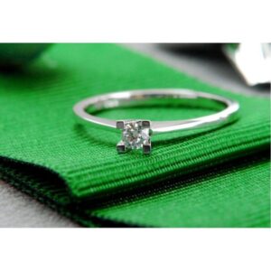 Tektaş Altın Yüzük Pırlanta 0.10 CT – 14K – F/VS