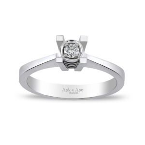0.08 Ct Tektaş Pırlanta Yüzük