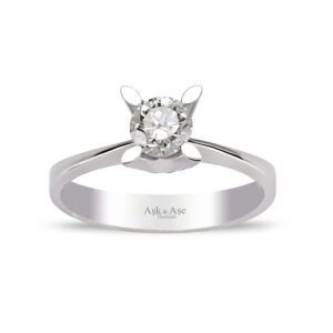 0.18 Ct Tektaş Pırlanta Yüzük