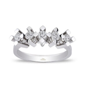 0.50 Ct Pırlanta Beştaş Yüzük