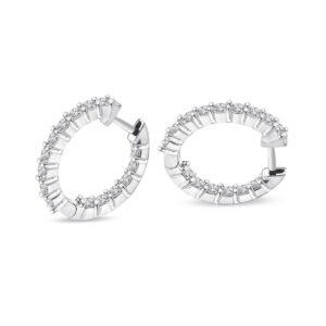 1.28 ct Pırlanta Halka Küpe