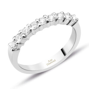 0.39 Ct Pırlanta Yarım Tur Yüzük