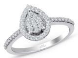 0.52 Ct Damla Pırlanta Yüzük