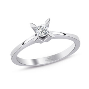0.10 Ct Tektaş Pırlanta Yüzük