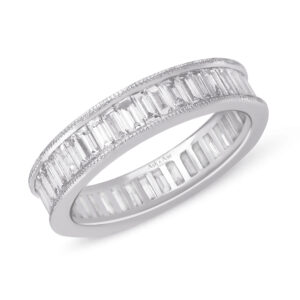 1.59 Ct. Modern Tasarım Tamtur Baget Pırlanta Yüzük