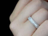1.68 Ct. Modern Tasarım Tamtur Baget Pırlanta Yüzük