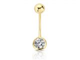 0.20 Ct Pırlanta Göbek Piercing