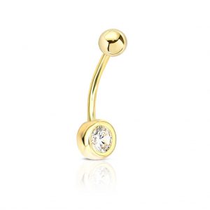 0.20 Ct Pırlanta Göbek Piercing