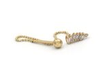 Yedili Baget Altın Tragus Küpe