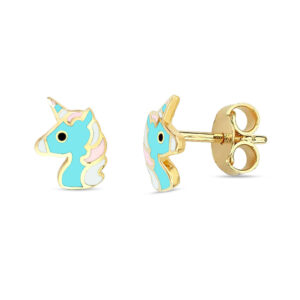 Unicorn Çocuk Altın Küpe