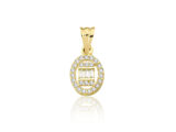 Oval Baget Kolye Ucu