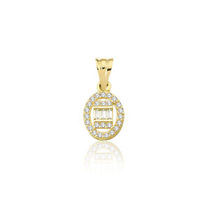 Oval Baget Kolye Ucu