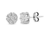 0.80 Ct Papatya Model Coronet Pırlanta Küpe
