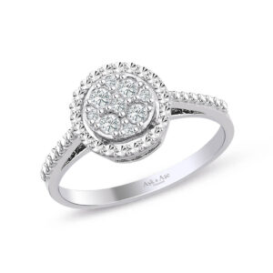 0.12 Ct Modern Tasarım Coronet Yüzük