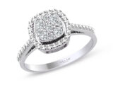 0.19 Ct Modern Tasarım Coronet Yüzük