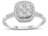 0.70 Ct Pırlanta Coronet Yüzük