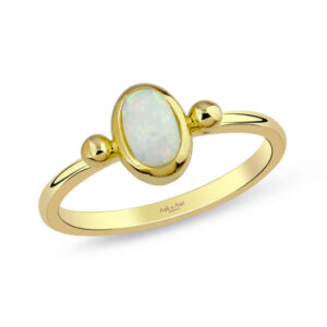 Opal Taşlı Altın Yüzük