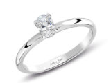 0.30 Ct Pırlanta Oval Tektaş Yüzük
