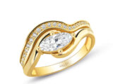 1.06 ct Pırlanta Modern Tasarım Markiz Yüzük