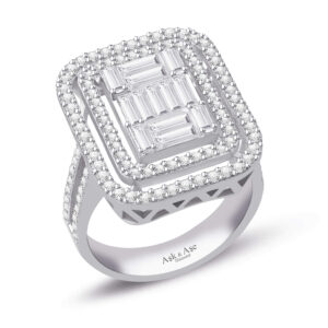 1.28 Ct Baget Pırlanta Yüzük