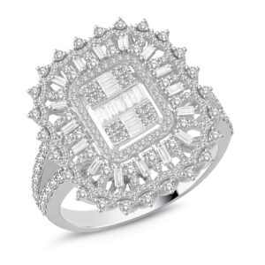 2.28 Ct Pırlanta Özel Tasarım Baget Yüzük