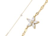 Fleur Marquise Altın Bileklik