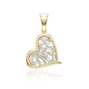 Baget Heart Kolye Ucu