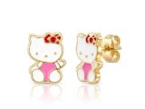Hello Kitty Altın Çocuk Küpe